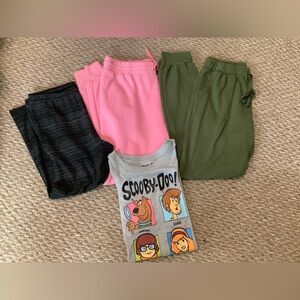 Girls Size Large Bundle of 3 Pants and 1 Top. Preloved